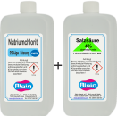 Natriumchlorit 25% + Salzsäure 4% 500ml in HDPE Chlordioxid 2-Komponenten-System ASPEX